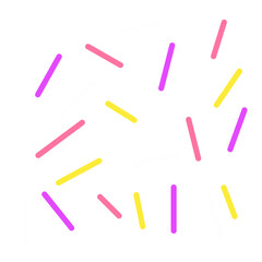 Colorful Sprinkles Decoration