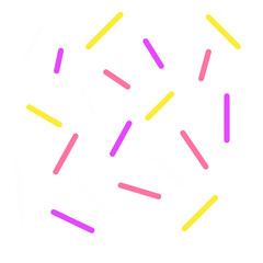 Colorful Sprinkles Decoration
