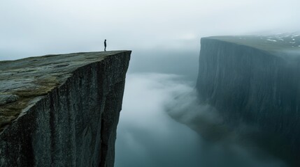 Philosophical dread: An artistic representation of existential fear, profound anxieties and questions about meaning and existence that haunt the human condition through evocative imagery.