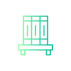book shelf gradient icon
