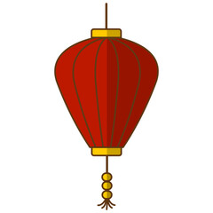 Obraz premium Chinese New Year Lantern. Chinese lanterns. Japanese asian new year red lamps festival