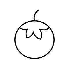 tomato line icon