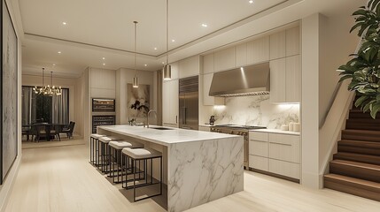 Contemporary kitchen interior photography for modern residences