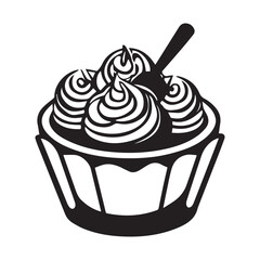  Chocolate day vector silhouette illustration 