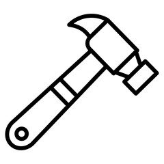 hammer single icon