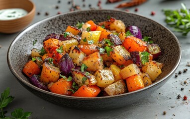 Delicious Roasted Root Vegetables Medley: A Vibrant Autumnal Feast