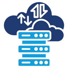 Cloud Storage Icon Element For Design