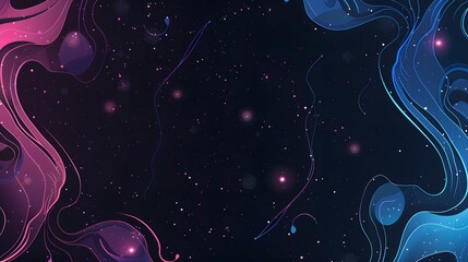 Background wallpaper Vibrant cosmic design featuring swirling blue and pink patterns against a dark background, evoking a sense of depth and wonder.