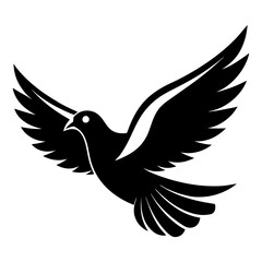 Dove silhouette illustration