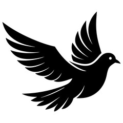 Dove silhouette illustration