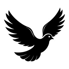 Dove silhouette illustration