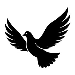 Dove silhouette illustration