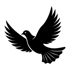 Dove silhouette illustration