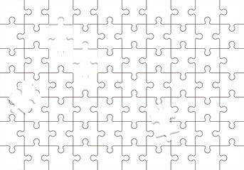ジグソーパズル　イメージ素材