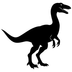Dinosaur silhouette illustration