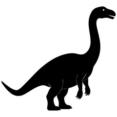 Dinosaur silhouette illustration