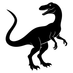 Dinosaur silhouette illustration