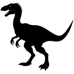 Dinosaur silhouette illustration