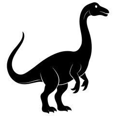 Dinosaur silhouette illustration