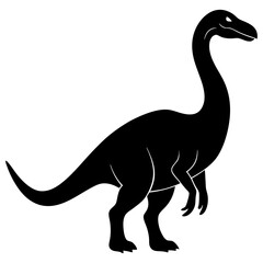 Dinosaur silhouette illustration