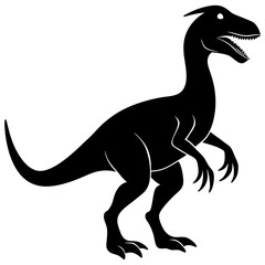 Dinosaur silhouette illustration
