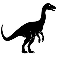 Dinosaur silhouette illustration