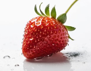 strawberry on a white background