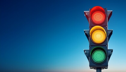 traffic light on green, stoplight, lights, semaphore, traffic lights, isolated, 