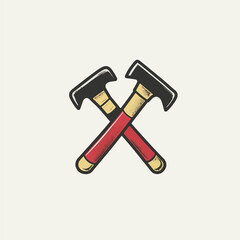 Handyman Repair Fix It Company Business Symbol Design.