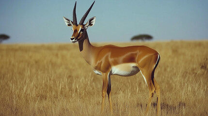 Fototapeta premium サバンナ-インパラ