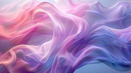 Fototapeta premium Abstract wave background with overlapping translucent layers