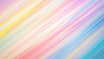 Abstract Pastel Rainbow Diagonal Stripes Background Texture