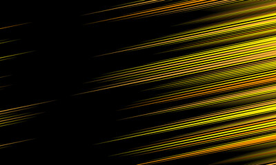 Abstract speed line style yellow color banner design template. comic background