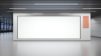 Empty wall studio featuring industrial design