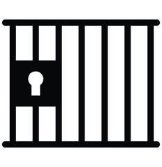 Jail icon set. jail icon vector illustration eps 10.