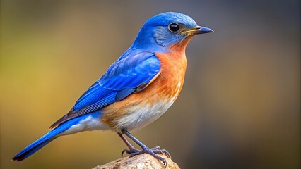 Fototapeta premium Cloese - up Small Blue winged Bird wild life photography