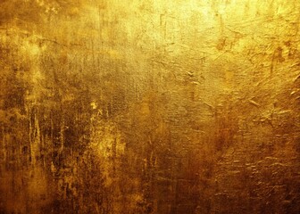 Obraz premium Abstract Grunge Gold Texture: Vintage Metallic Wall Background with Scratches - High Resolution Stock Photo