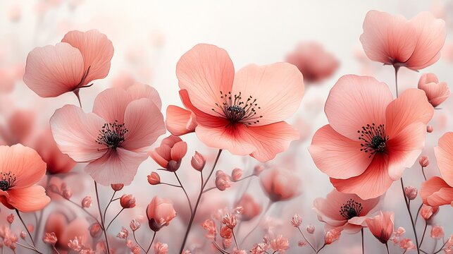 Stylish business card template with handdrawn floral elements and soft pastels isolated on a transparent background for wedding planners and event organizers