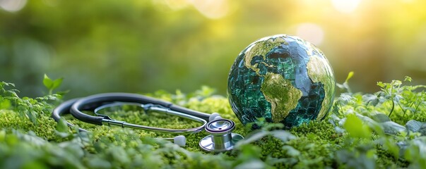 Environmentally sustainable Earth Day concept