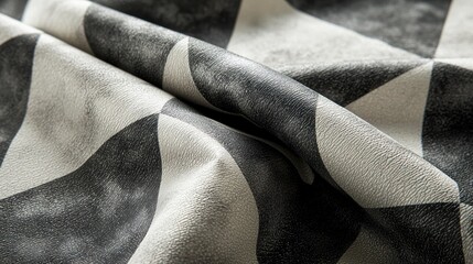 Fototapeta premium Geometric Elegance: Abstract Monochrome Triangle Pattern in Shades of Gray