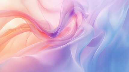 Fototapeta premium Abstract Pastel Fabric Swirls Soft Hues Background