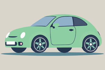 Car and vehicles transport concept. Isolated empty background vector flat style illustration side, clip, art, automobile, drive, driving, enjoyment, insurance, journey, purchase, traffic, transport, 