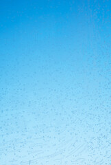 Abstract icy winter window glass, as background.