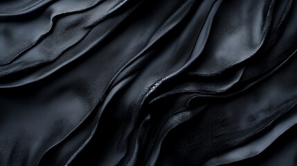 Obraz premium Dark Abstract Fabric Draped Texture Background