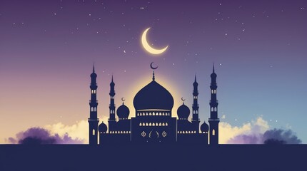 serene and simplistic islamic inspired