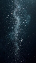 Obraz premium Obscured dark backdrop, fine white noise overlay mimicking dust , texture, dark, grunge