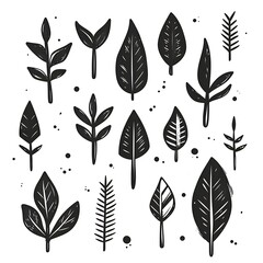 Hand-drawn up and down arrows pattern on white background.