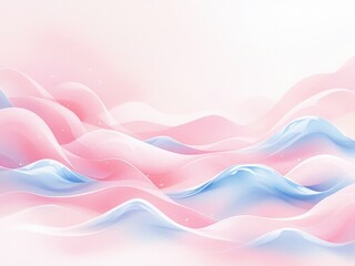 Obraz premium Abstract pink and blue gradient, creating a dreamy and ethereal background, ideal for soft, gentle, or artistic concepts.