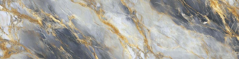 Obraz premium Marble texture, white and gold veins, abstract pattern, luxurious background, high resolution, glossy surface, elegant design, smooth curves, natural stone appearance, seamless texture, minimalist aes
