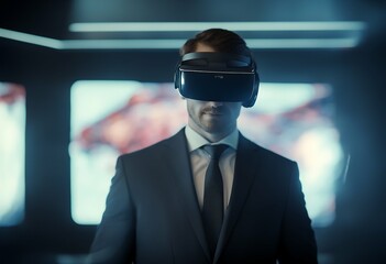 reality glasses virtual virtual trying glasses try d. man business hololens reality